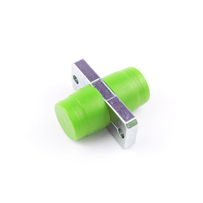 FTTH Simplex APC FC Optic Fiber Adapter with Green Color and Rectangular Feature