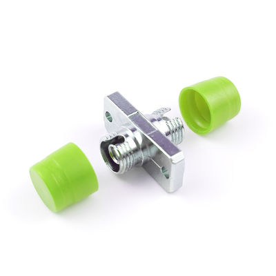 FTTH Simplex APC FC Optic Fiber Adapter with Green Color and Rectangular Feature