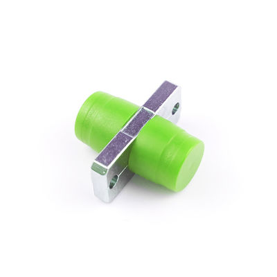 FTTH Simplex APC FC Optic Fiber Adapter with Green Color and Rectangular Feature