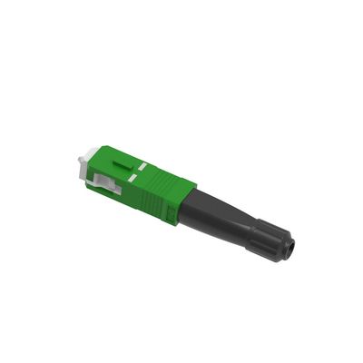 Network FTTH Simplex SC Optic Fiber Fast Connector with 10 Times Reuse and UPC Polished