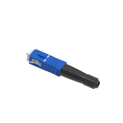 Network FTTH Simplex SC Optic Fiber Fast Connector with 10 Times Reuse and UPC Polished