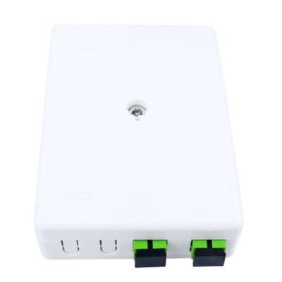 Indoor 2 Cores Plastic Fiber Optic Faceplate Socket Panel SC Connector Type for FTTH Network