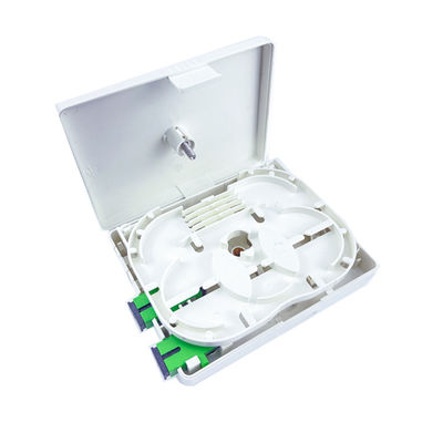 Indoor 2 Cores Plastic Fiber Optic Faceplate Socket Panel SC Connector Type for FTTH Network