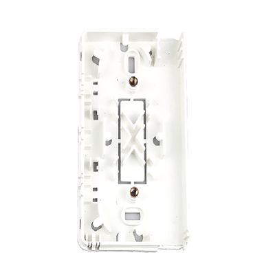 ABS 2-Cores Plastic Fiber Optic Faceplate Socket Panel For Indoor FTTX Network