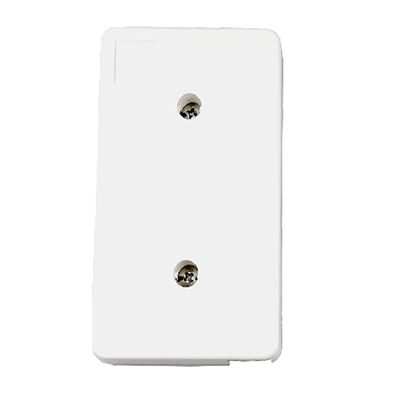 ABS 2-Cores Plastic Fiber Optic Faceplate Socket Panel For Indoor FTTX Network