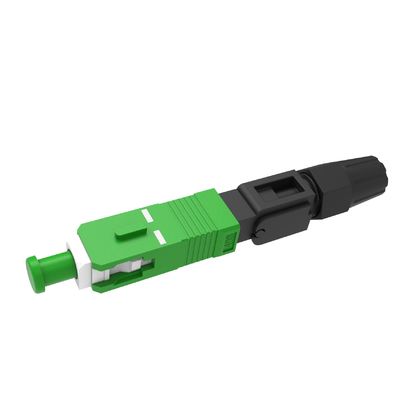 Simplex SC Fiber Optic Fast Connector UPC Polished for FTTH Field Assembly in Network