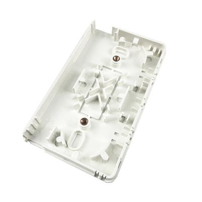 ABS 2-Cores Plastic Fiber Optic Faceplate Socket Panel For Indoor FTTX Network