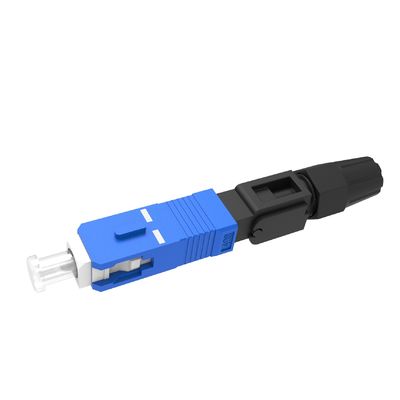 Simplex SC Fiber Optic Fast Connector UPC Polished for FTTH Field Assembly in Network