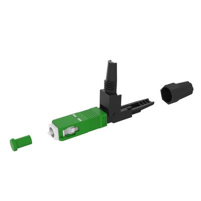 Simplex SC Fiber Optic Fast Connector UPC Polished for FTTH Field Assembly in Network