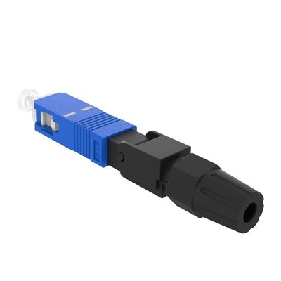 Simplex SC Fiber Optic Fast Connector UPC Polished for FTTH Field Assembly in Network