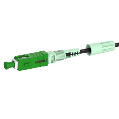 Network Simplex SC Fiber Optic Fast Connector with UPC Polished Drop Cable -40- 85C