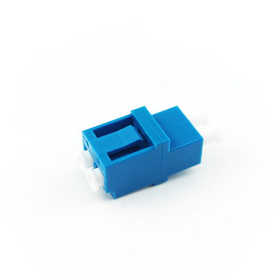 Standard Flange 2-Port Duplex LC UPC Optic Fiber Adapter Used Earless Coupler for FTTH