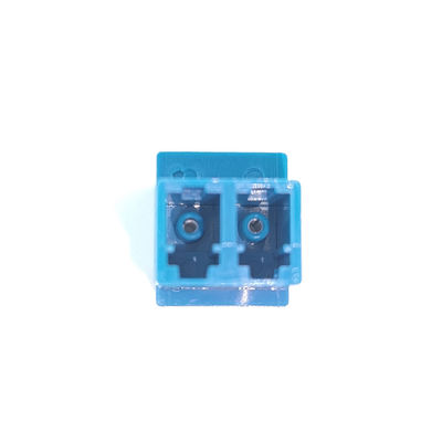 Standard Flange 2-Port Duplex LC UPC Optic Fiber Adapter Used Earless Coupler for FTTH