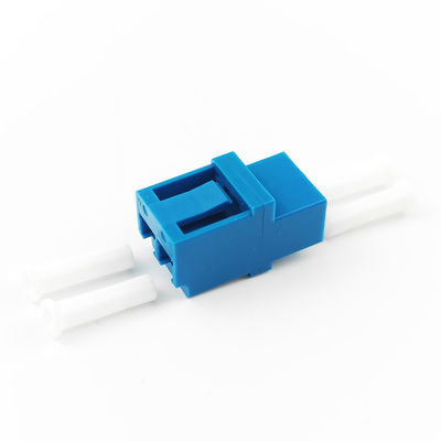 Standard Flange 2-Port Duplex LC UPC Optic Fiber Adapter Used Earless Coupler for FTTH