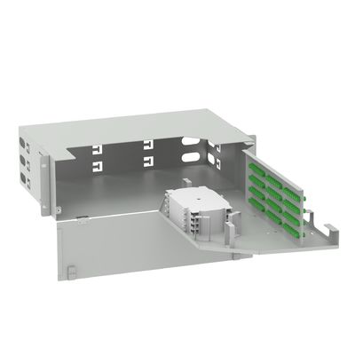 Sub Optic Distribution Frame FC APC Type 96 cores 19 Inch Swing Optical Fiber Patch Panel