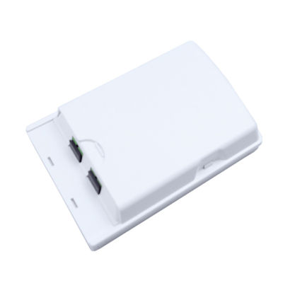 Plastic Fiber Optic Faceplate Socket Panel for FTTH and Installation in White 2 Cores