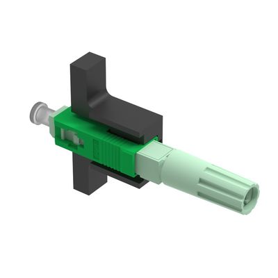 SC APC Fiber Optic Fast Connector for Network Field Assembly Return loss APC≥55dB