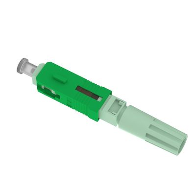 SC APC Fiber Optic Fast Connector for Network Field Assembly Return loss APC≥55dB