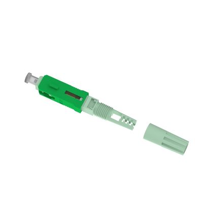 SC APC Fiber Optic Fast Connector for Network Field Assembly Return loss APC≥55dB