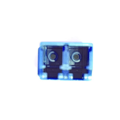 FTTH Duplex LC UPC Optic Fiber Adapter 2 Port Coupler PBT Earless Design for Networking