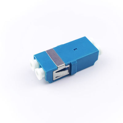 FTTH Duplex LC UPC Optic Fiber Adapter 2 Port Coupler PBT Earless Design for Networking