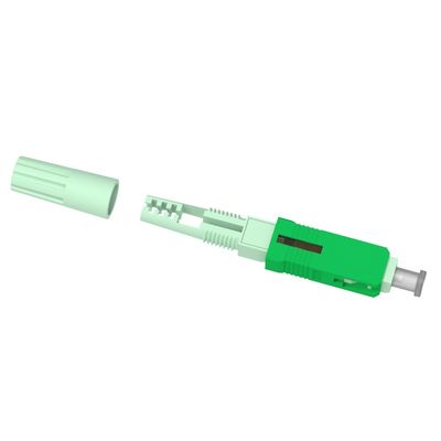 SC APC Fiber Optic Fast Connector for Network Field Assembly Return loss APC≥55dB