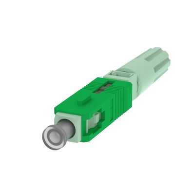 SC APC Fiber Optic Fast Connector for Network Field Assembly Return loss APC≥55dB