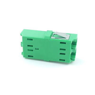 Standard Flange 2-Port Earless LC APC Fiber Optic Adapter for Optical Fiber Connection