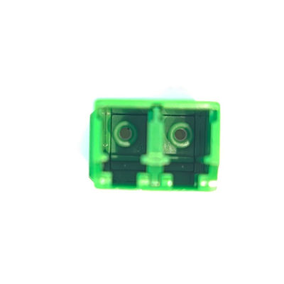 Standard Flange 2-Port Earless LC APC Fiber Optic Adapter for Optical Fiber Connection