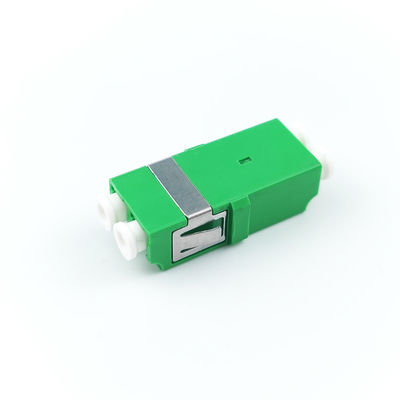 Standard Flange 2-Port Earless LC APC Fiber Optic Adapter for Optical Fiber Connection