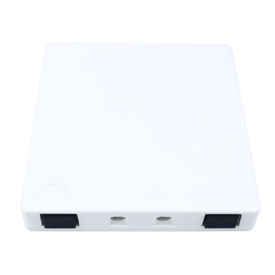 SC Connector Type 2 Cores Plastic Fiber Optic Faceplate Socket Panel for FTTH Indoor
