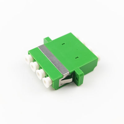 LC/APC Optic Fiber Adapter Eared Square Transformation in Green Color