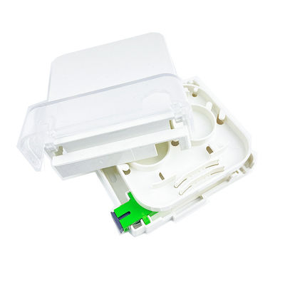 FTTH Network Indoor Fiber Optic Faceplate Socket Panel with 1 Core SC Connector Type