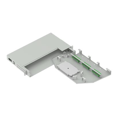 24 Cores LC APC Type 19 Inch Swing Patch Panel Sub Optic Distribution Frame Best Gray