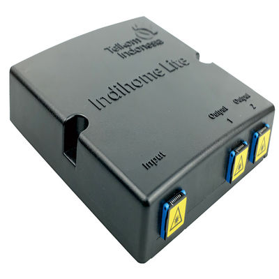 Convenient SC Connector Type Plastic Fiber Optic Splitter Faceplate for Indoor Networks