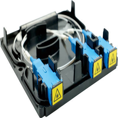 Convenient SC Connector Type Plastic Fiber Optic Splitter Faceplate for Indoor Networks
