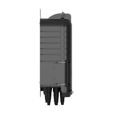 Outdoor FTTH Fiber Optic Splitter Box for 48 Splicing Capacity and 3 Main Cable Ports