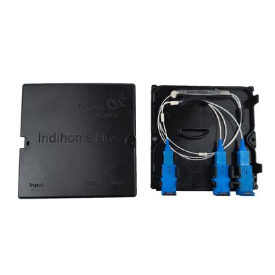 Convenient SC Connector Type Plastic Fiber Optic Splitter Faceplate for Indoor Networks