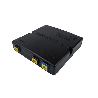 Convenient SC Connector Type Plastic Fiber Optic Splitter Faceplate for Indoor Networks