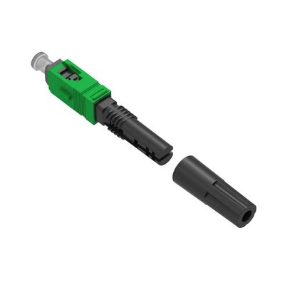 Fast Connector Simplex SC APC Fiber Optic Drop Cable with UPC Polished Field Assembly