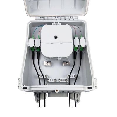 16 Cores Outdoor Fiber Optic Terminal Distribution Box for Dropcable and Main Cable