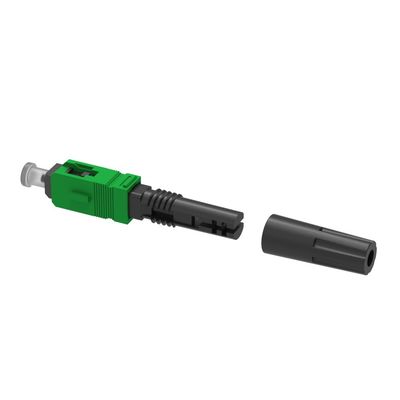 Fast Connector Simplex SC APC Fiber Optic Drop Cable with UPC Polished Field Assembly