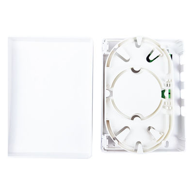 SC Connector 4 Cores Plastic Fiber Optic Faceplate Socket Panel for FTTH Networks 5