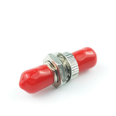 Zinc Alloy Plastic Material Circular Simplex ST UPC Optic Fiber Adapter with 5 Time