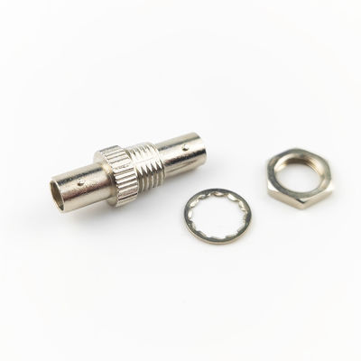 Zinc Alloy Plastic Material Circular Simplex ST UPC Optic Fiber Adapter with 5 Time