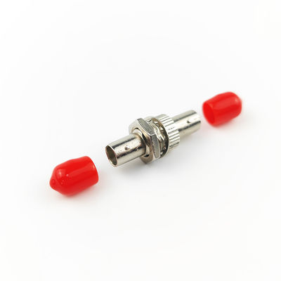 Zinc Alloy Plastic Material Circular Simplex ST UPC Optic Fiber Adapter with 5 Time