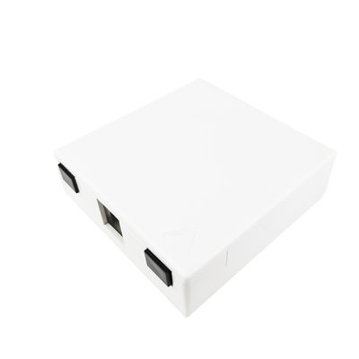 2 Cores Plastic Fiber Optic Faceplate Socket Panel Network for FTTH Indoor Installations