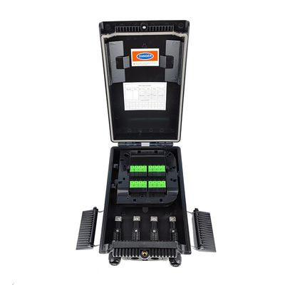 16 Cores Splitters Optic Terminal Fiber Distribution Box for Network Wall/Pole Mount
