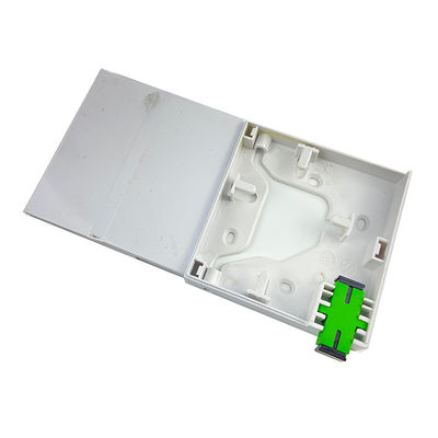 1 Core Plastic Fiber Optic Faceplate Socket Panel White Essential for FTTH Connection