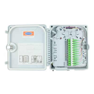 Fiber Optic Distribution Box Access FTTH Outdoor 12 Cores Termination IP68 Telecom Power